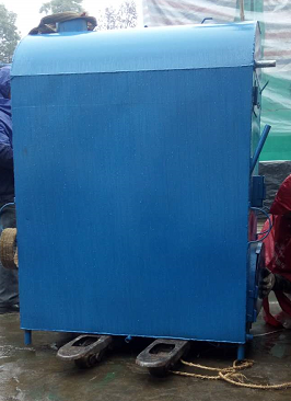 一臺二孔臥式鍋爐發(fā)貨